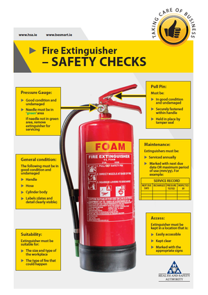 Fire Extinguisher Safety Checks